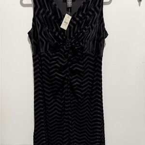 Lane Bryant Black Textured Dress